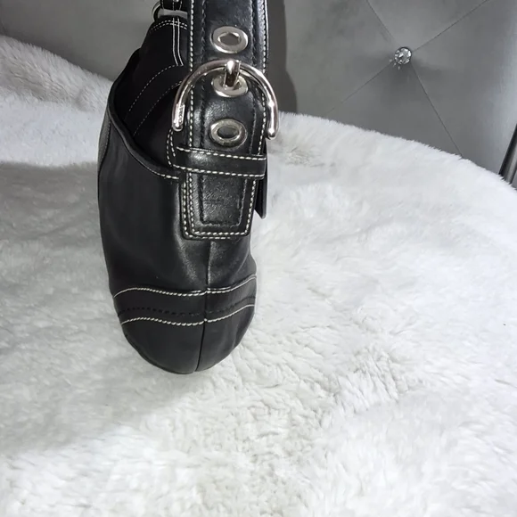 Coach Y2K Soho Black Leather Shoulder Bag - Picture 3 of 13